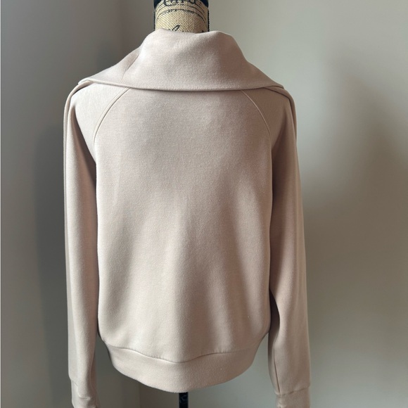 SPANX Tan Quarter-Zip Sweatshirt - Picture 3 of 8